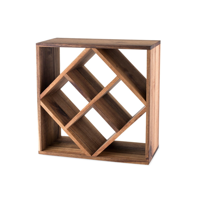 Acacia Wood Lattice Wine Rack by Twine® (5911)