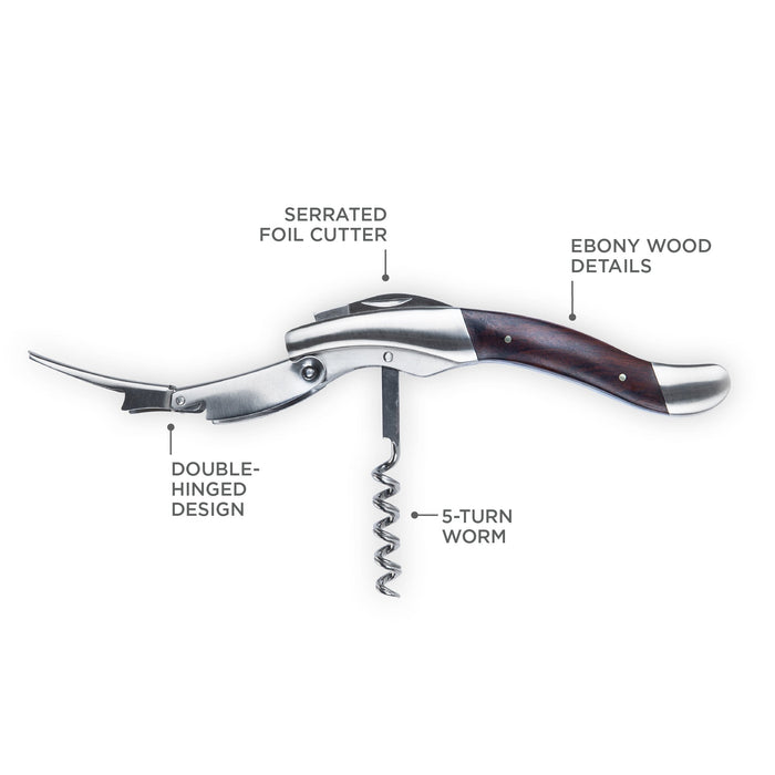 Admiral™ Oversized Double Hinged Corkscrew by Viski® (4535)