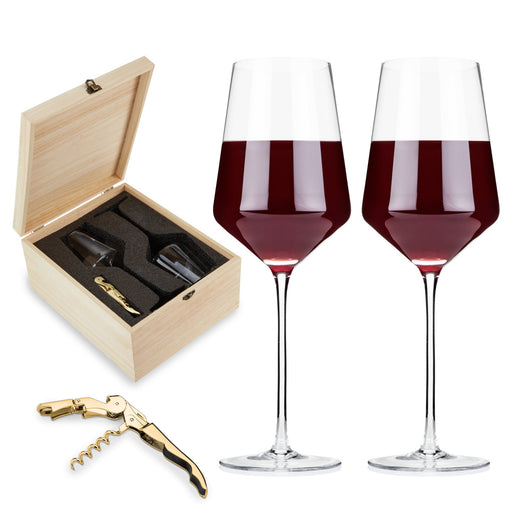 Wine Glass and Corkscrew Gift Box by Viski (10990)