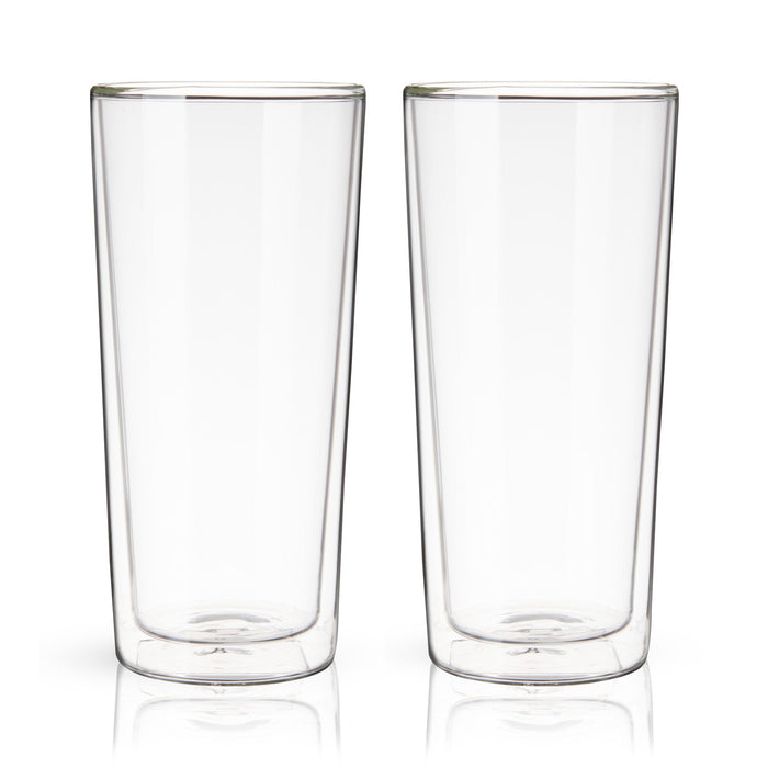 Double Walled Pint Glasses by True