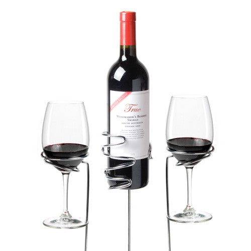 Picnic Stix™: Wine Glass & Bottle Holders by TRUE (0852)