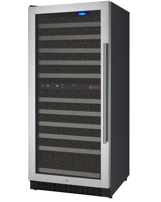 Allavino - 24"  121-Bottle Dual-Zone FlexCount II Tru-Vino Wine Cooler (AO VSWR121)