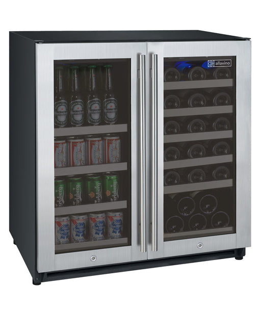 Allavino - 30"  30-Bottle/88 Can Dual-Zone Wine & Beverage Center (AO VSWB30-2SF20)