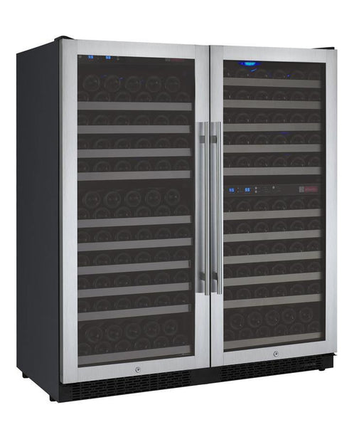 Allavino -  47" 249-Bottle Three-Zone FlexCount II Tru-Vino Side by Side Stainless Steel Wine Cooler (BF 3Z-VSWR2128-S20)