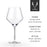 Angled Crystal Burgundy Glasses by Viski® (4532)