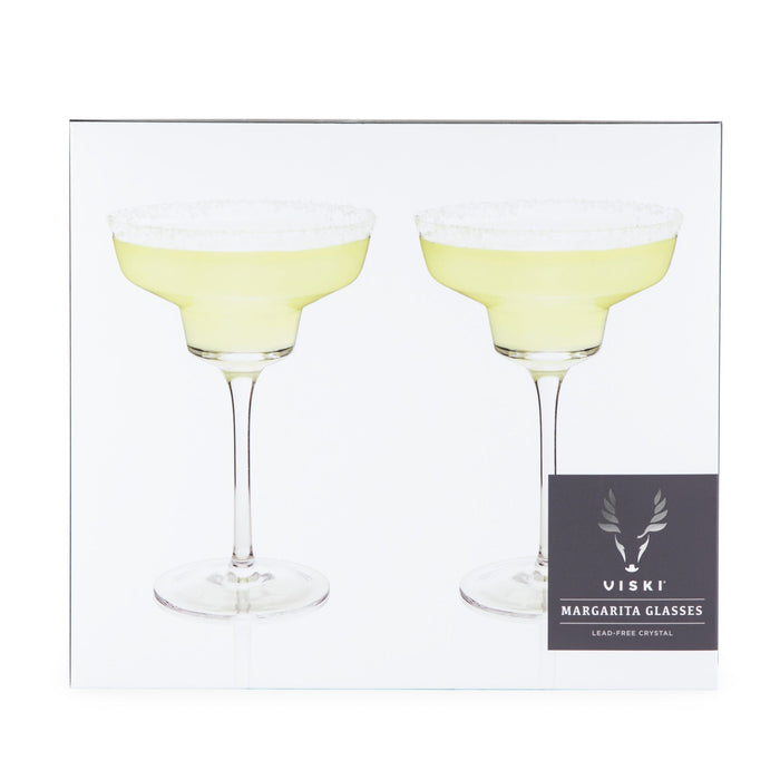 Angled Crystal Margarita Glasses by Viski® (5253)