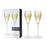 Angled Crystal Prosecco Glasses by Viski® (9426)