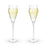 Angled Crystal Prosecco Glasses by Viski® (9426)