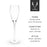 Angled Crystal Prosecco Glasses by Viski® (9426)