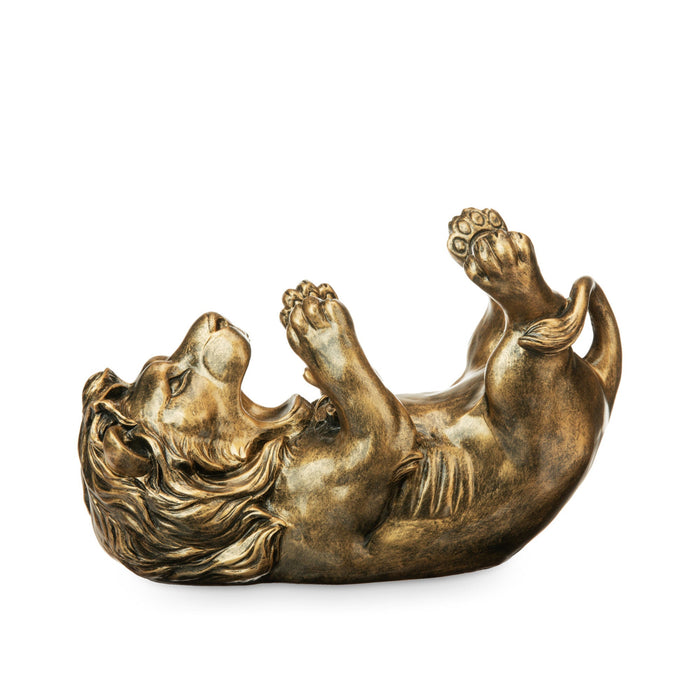 Antiqued Bronze Lion Wine Bottle Holder - Shop Online Now - USA