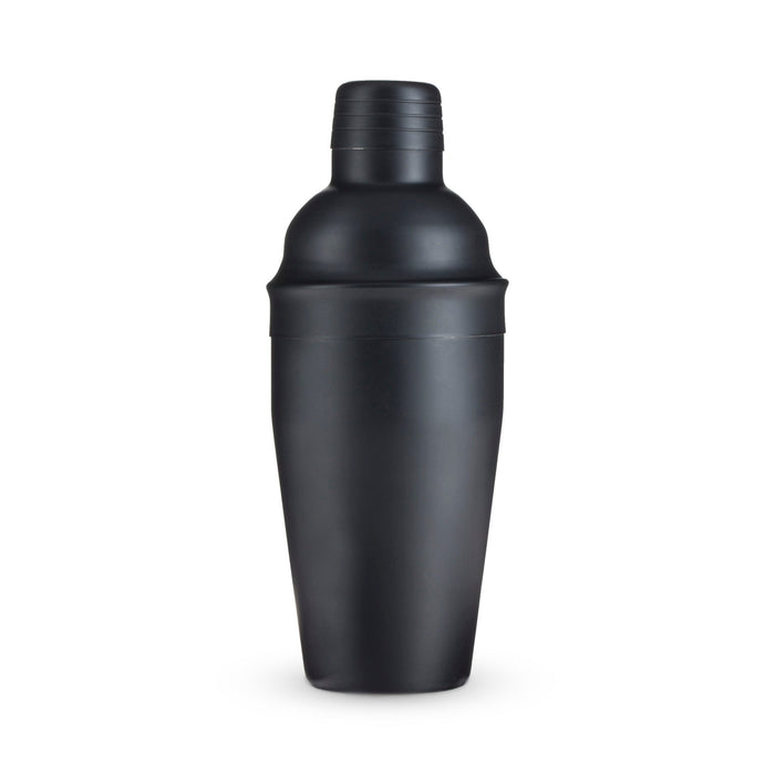 Ash: 18-Ounce Matte Black Cocktail Shaker by True (7867)