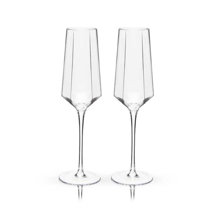 Seneca Stemmed Champagne Flute by Viski (11081)