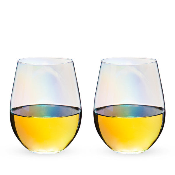 Luster Stemless Wine Glass Set by Twine (10609)