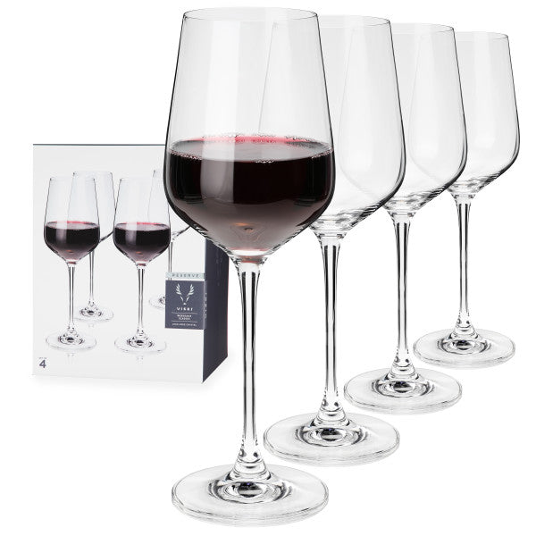 Reserve European Crystal Bordeaux Glasses by Viski® (10101)