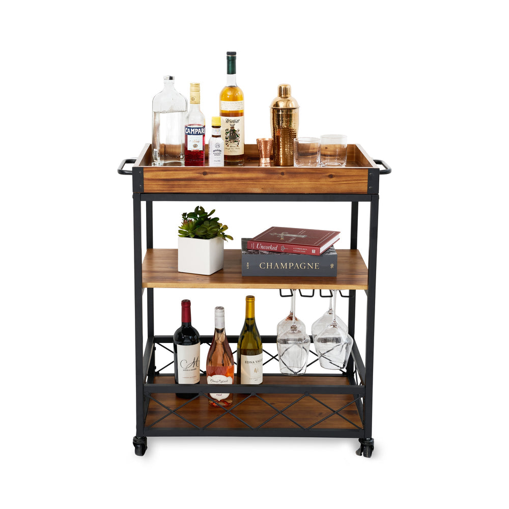 Modern Manor Bar Cart by Twine Living (10936)