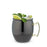 Black Moscow Mule Mug with Gold Handle, 2 Pack, by True (7385)