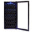 Whynter - 24" 124-Bottle Single-Zone Freestanding Black Wine Cooler (FWC-1201BB)