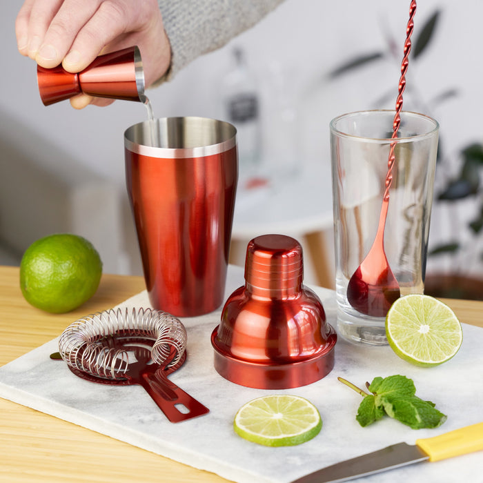 Red Barware Set by True