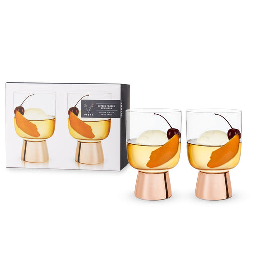 Copper Footed Tumblers by Viski® (7683)