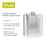 Liquid Courage Stainless Steel Flask by True (11095)