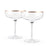 Copper Rim Crystal Coupe Set by Twine®