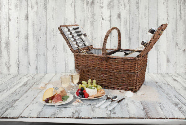 Cape Cod Wicker Picnic Basket by Twine® (2629)