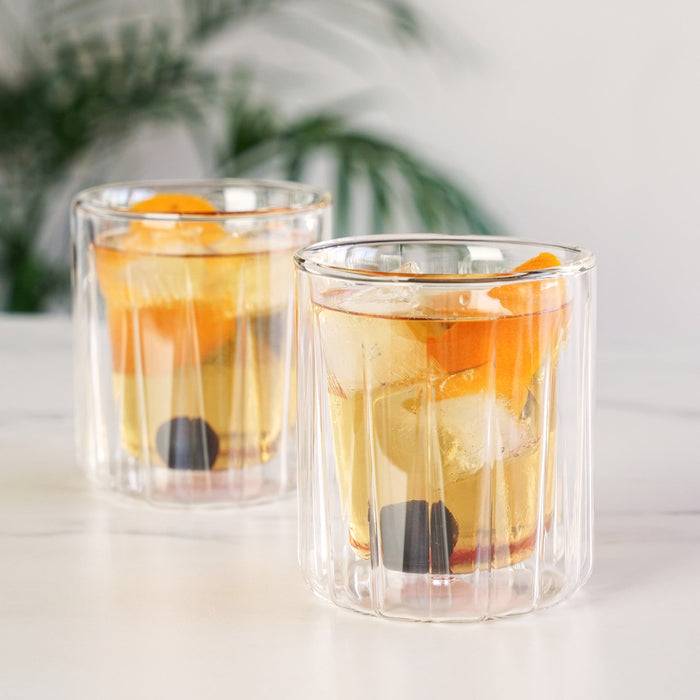 Double Walled Rocks Glasses by Viski (10995)