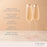 Rose Crystal Champagne Flute Set by Twine®