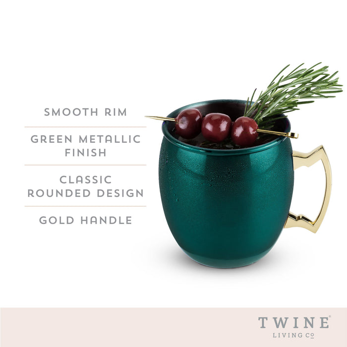 Emerald Moscow Mule Mug by Twine Living® (6124)