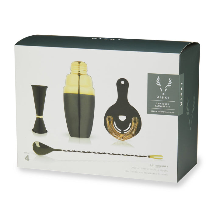 Two Toned Barware Set by Viski (2695)