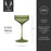 Reserve Nouveau Crystal Coupes in Sage by Viski (set of 2)