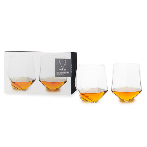 Faceted Crystal Tumblers by Viski® (4343)