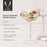 Seneca Diamond Martini Glasses by Viski (11233)