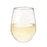 Scattered Snowflakes Stemless Wine Glass by Twine®