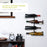 Four Bottle Wall Mounted Wine Rack by True (7688)