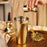 Gold Hammered Barware Set by Twine (10615)