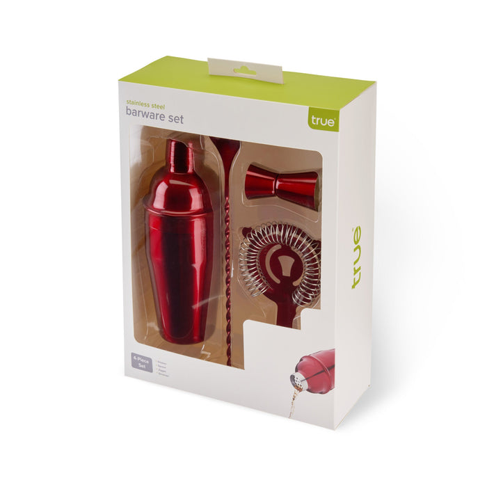 Red Barware Set by True