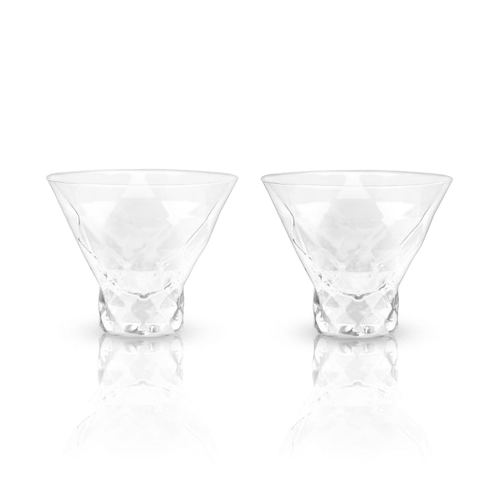 Gem Crystal Martini Glasses by Viski® (5249)