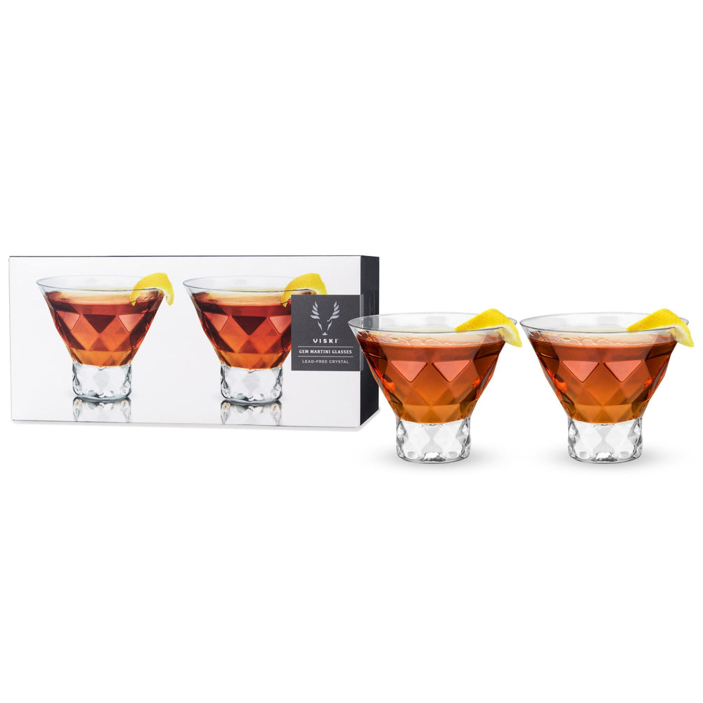 Gem Crystal Martini Glasses by Viski® (5249)