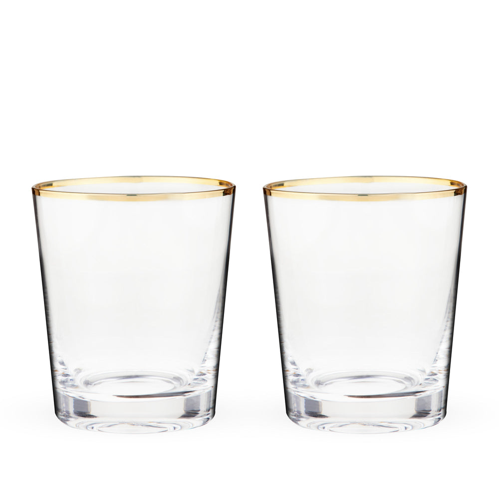 Gilded Glass Tumbler Set by Twine Living® (10757)