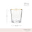 Gilded Glass Tumbler Set by Twine Living® (10757)