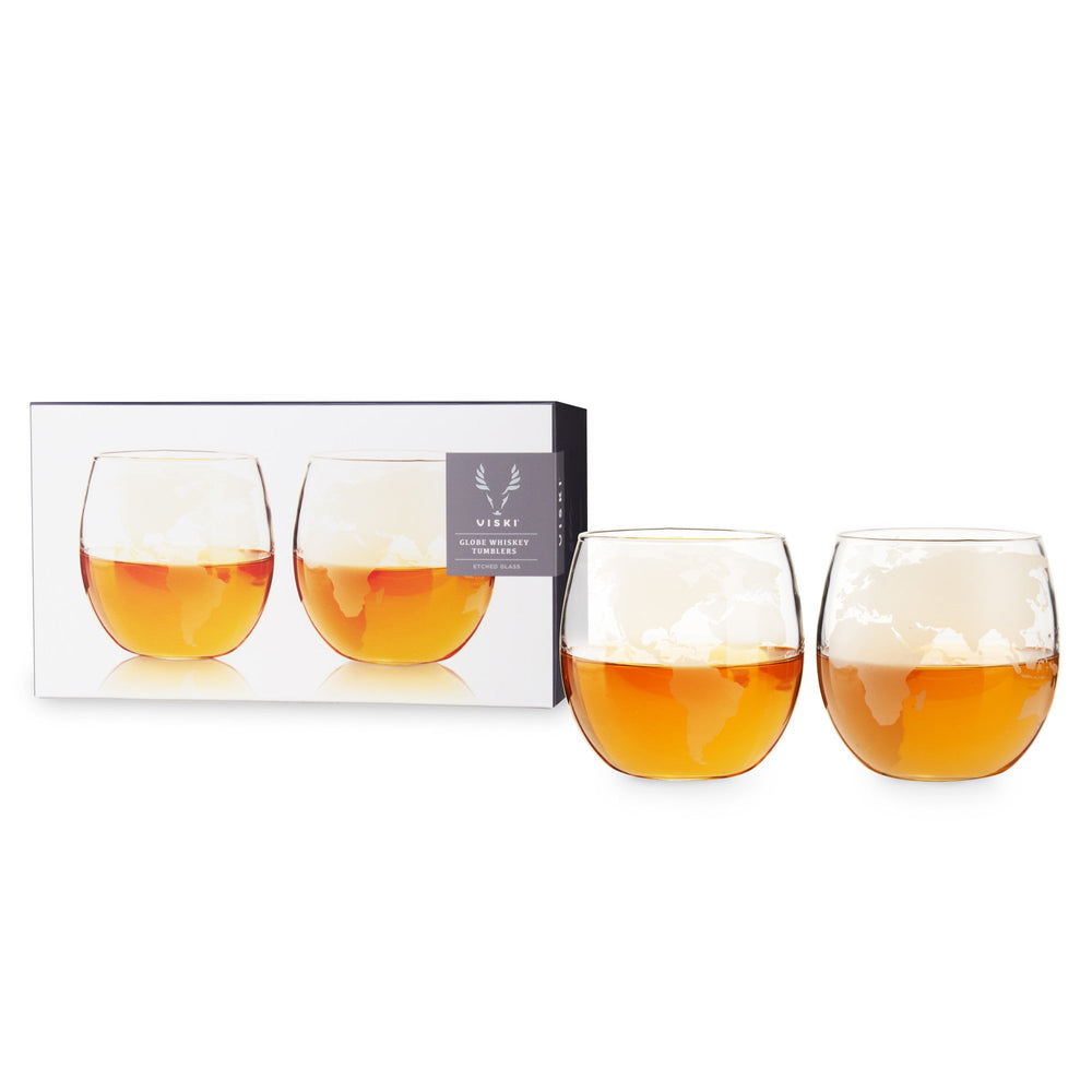 Globe Whiskey Tumblers by Viski® (9039)