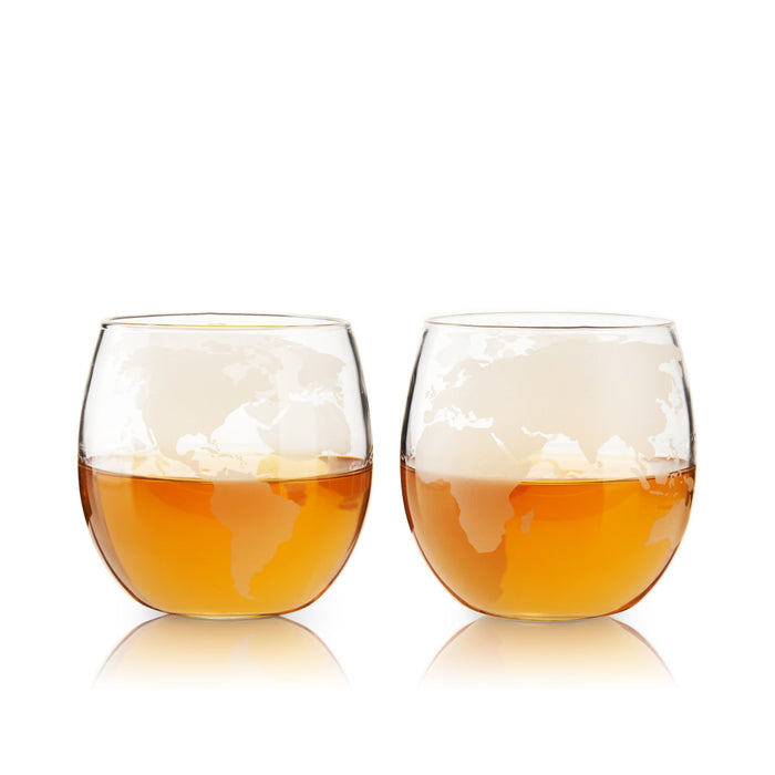 Globe Whiskey Tumblers by Viski® (9039)