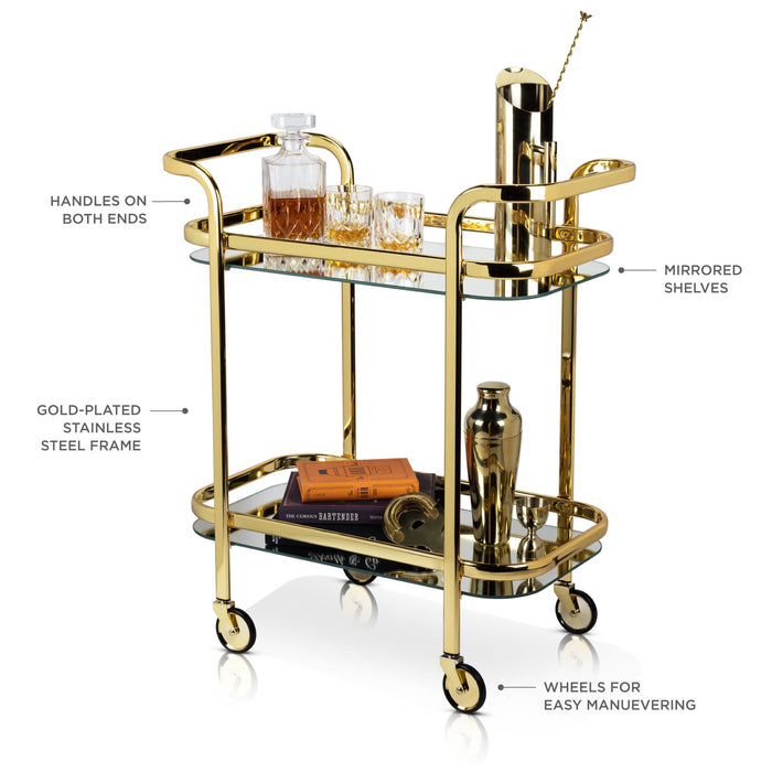 Gold Bar Cart by Viski® (5891)