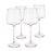 Reserve Julien Crystal Bordeaux Glasses By Viski (set of 4)