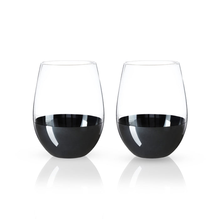 Gunmetal-Dipped Wine Tumblers by Viski (10288)