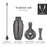 Gunmetal Mixologist Barware Set by Viski® (9579)