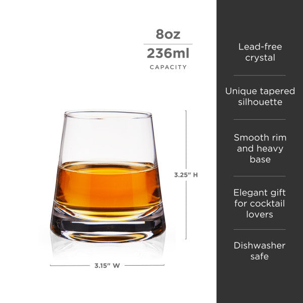 Burke Whiskey Glasses by Viski (10893)