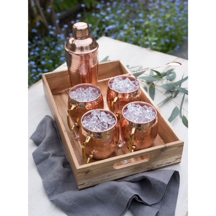 Hammered Copper Bar Set by Twine® (3998)