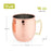 Hammered Moscow Mule Copper Mugs, 2 Pack, by True (7175)